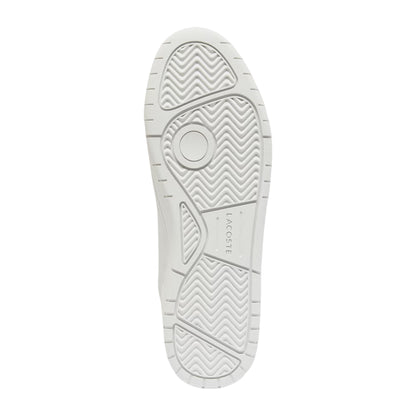 White - Lifestyle - Lacoste Mens Court Cage Leather Trainers
