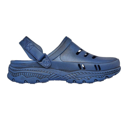 Navy - Front - Skechers Mens Creston U Slip-on Clogs
