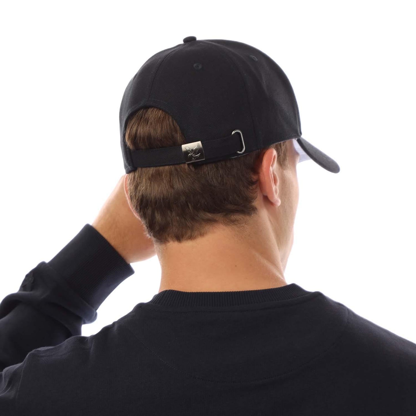 Navy - Back - Lyle & Scott Unisex Adult Heavy Twill Baseball Cap
