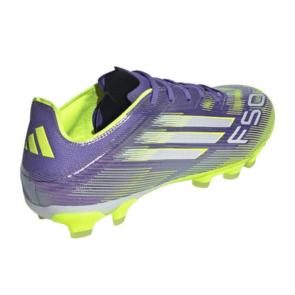 Purple Rush - Back - Adidas Mens F50 Pro Lace Up Football Boots