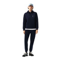 Navy - Pack Shot - Lacoste Womens-Ladies Cotton Blend Loose Hoodie