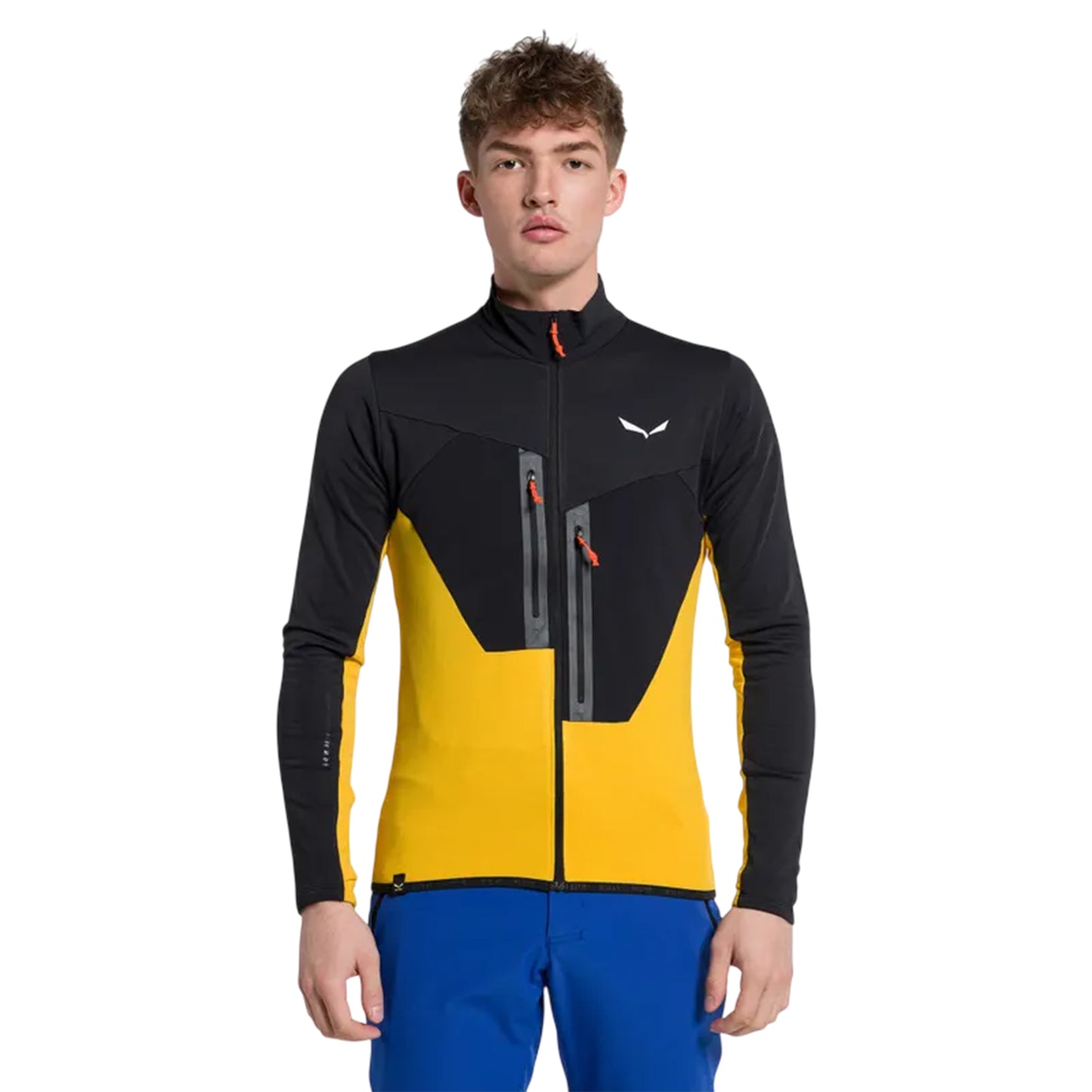 Gold - Side - Salewa Mens Ortles Performance Athletic Jacket