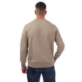 Brown - Back - Gant Mens Shield Logo Crew Neck Sweatshirt