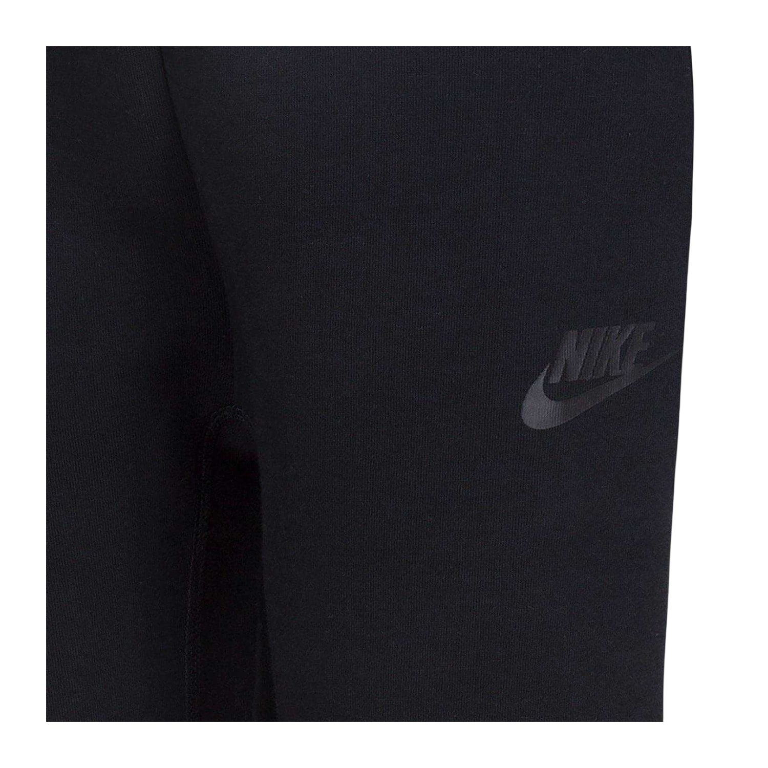 Black - Close up - Nike Childrens-Kids Tech Fleece Tracksuit