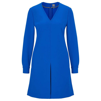 Blue - Front - Boss Womens-Ladies Ditama A-line Long-Sleeved Dress