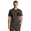 Grey-Black - Lifestyle - Lyle & Scott Mens Contrast Pocket T-Shirt