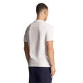 White-Green - Back - Lyle & Scott Mens Contrast Pocket T-Shirt