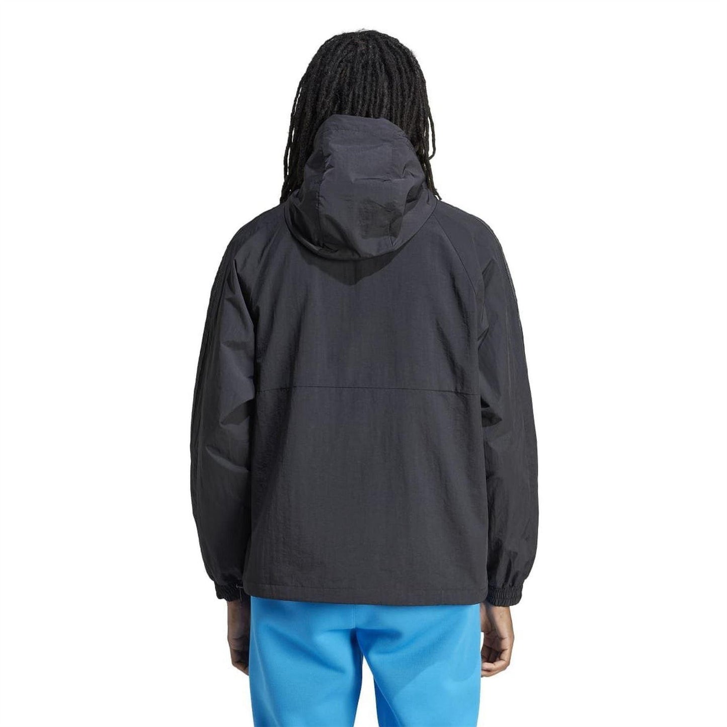 Black - Back - Adidas Mens Originals 3 Stripes Jacket