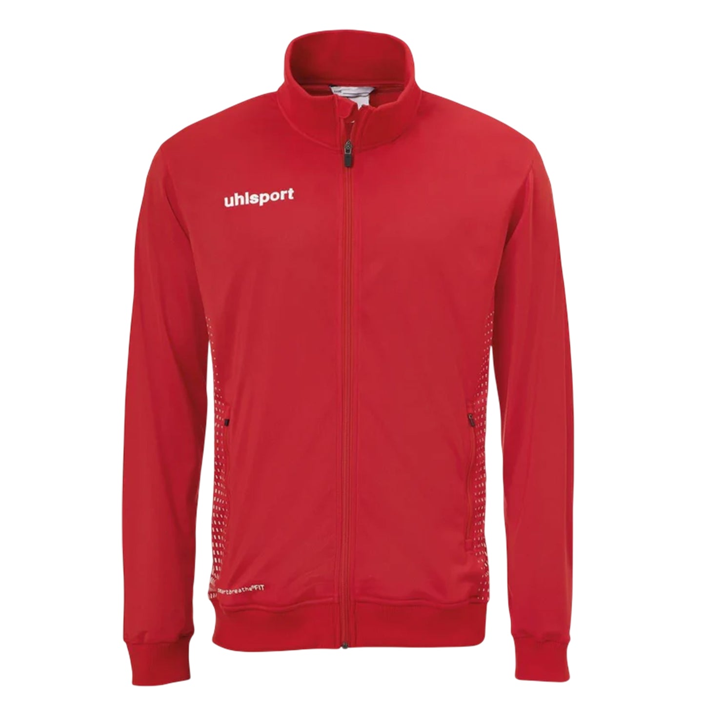 Red-White - Front - UHL Sport Childrens-Kids Score Track Jacket