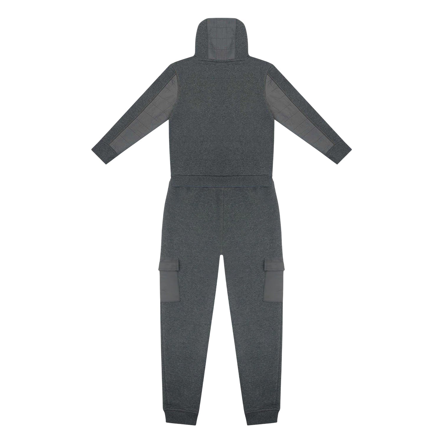 Charcoal - Back - Firetrap Boys Fleece Hoodie And Joggers Set
