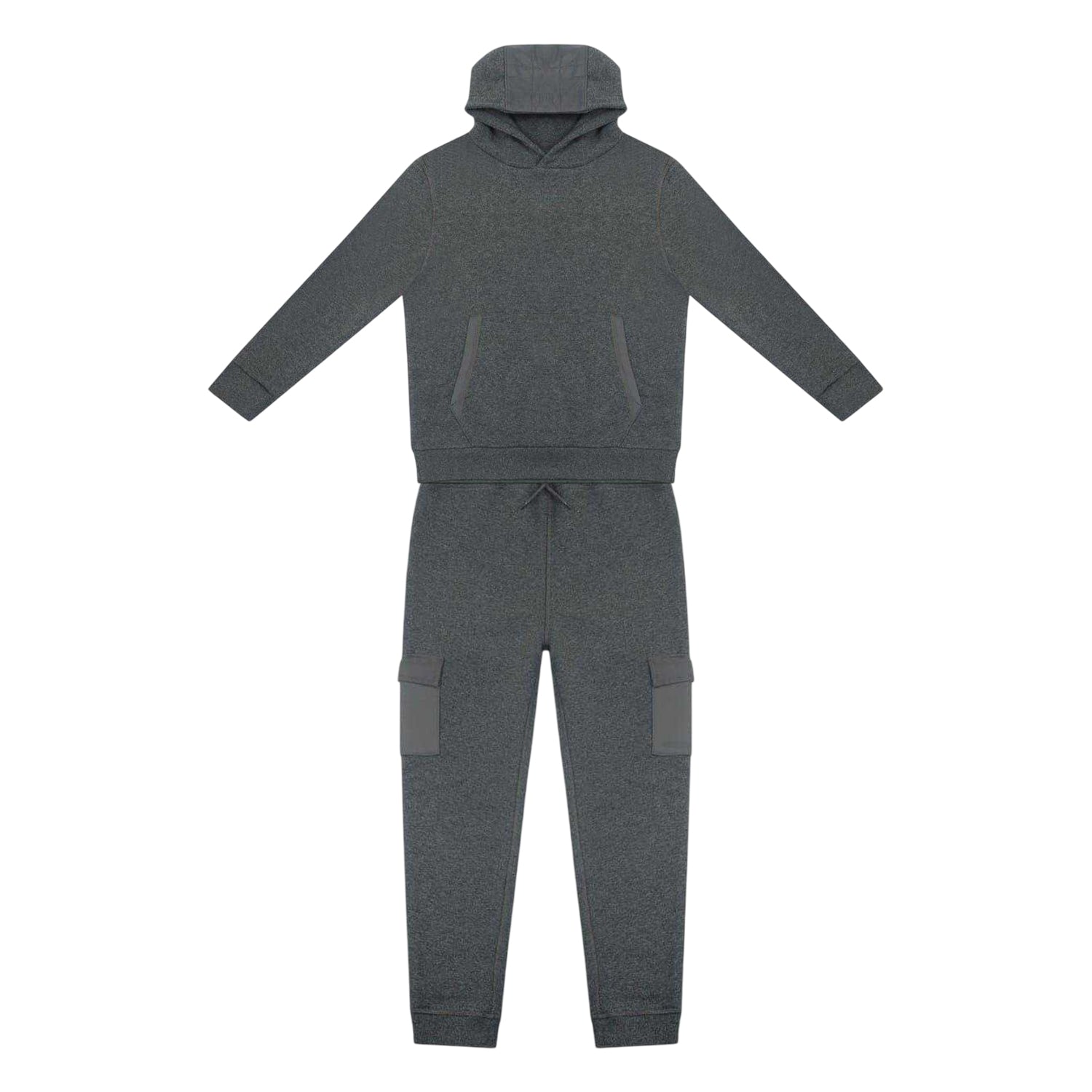 Charcoal - Front - Firetrap Boys Fleece Hoodie And Joggers Set