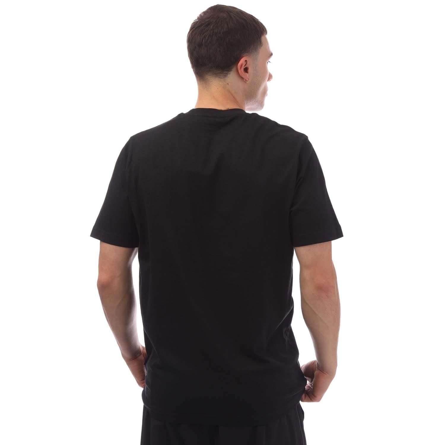 Black - Back - Nicce Mens Alttio Logo T-Shirt