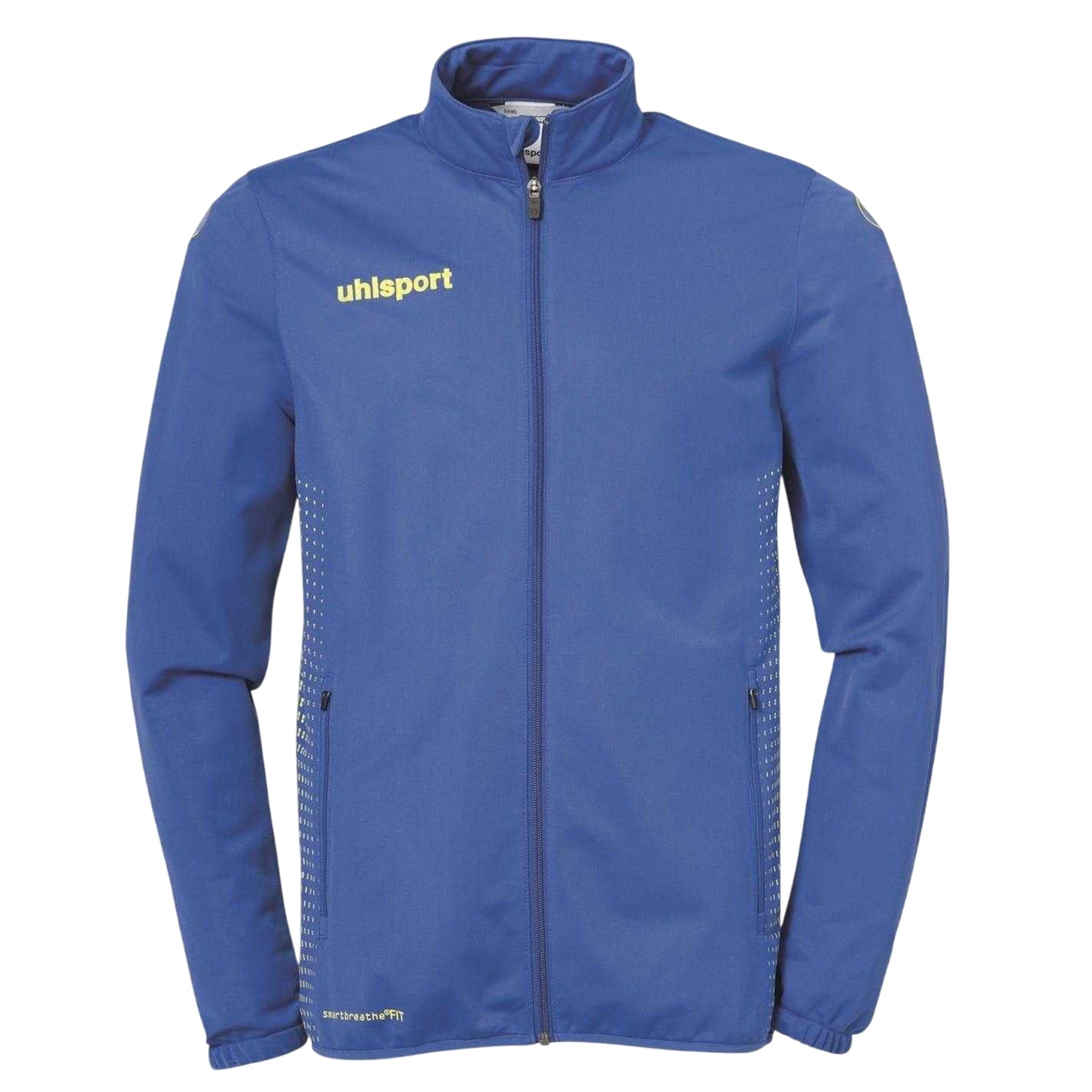 Blue-Lime - Front - UHL Sport Childrens-Kids Dotted Jacket