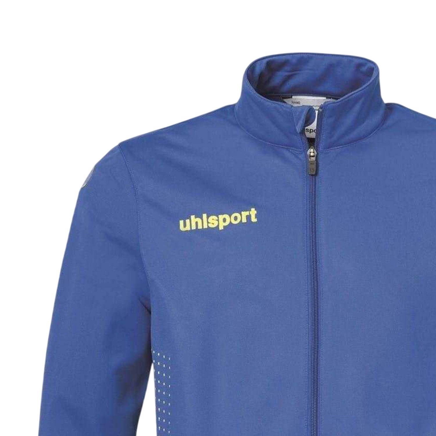 Blue-Lime - Side - UHL Sport Childrens-Kids Dotted Jacket