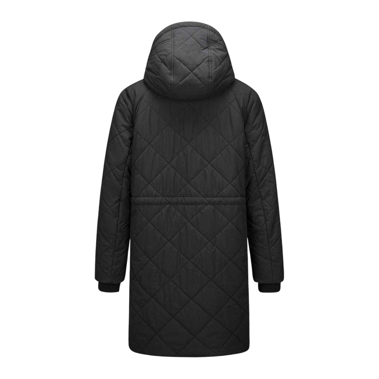 Black - Back - Barbour Womens-Ladies Diamond Quilt Insulated Jacket