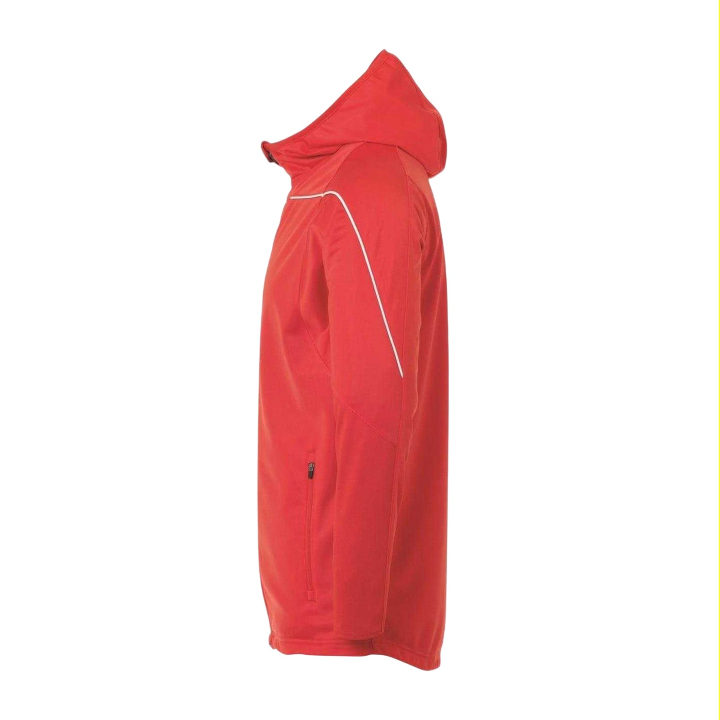 Red-White - Side - UHL Sport Mens Stream 22 Performance Training Jacket