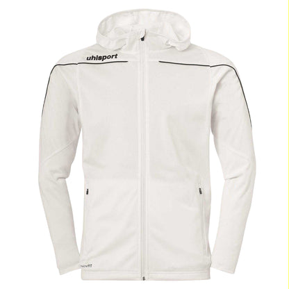 White-Black - Front - UHL Sport Mens Stream 22 Performance Training Jacket
