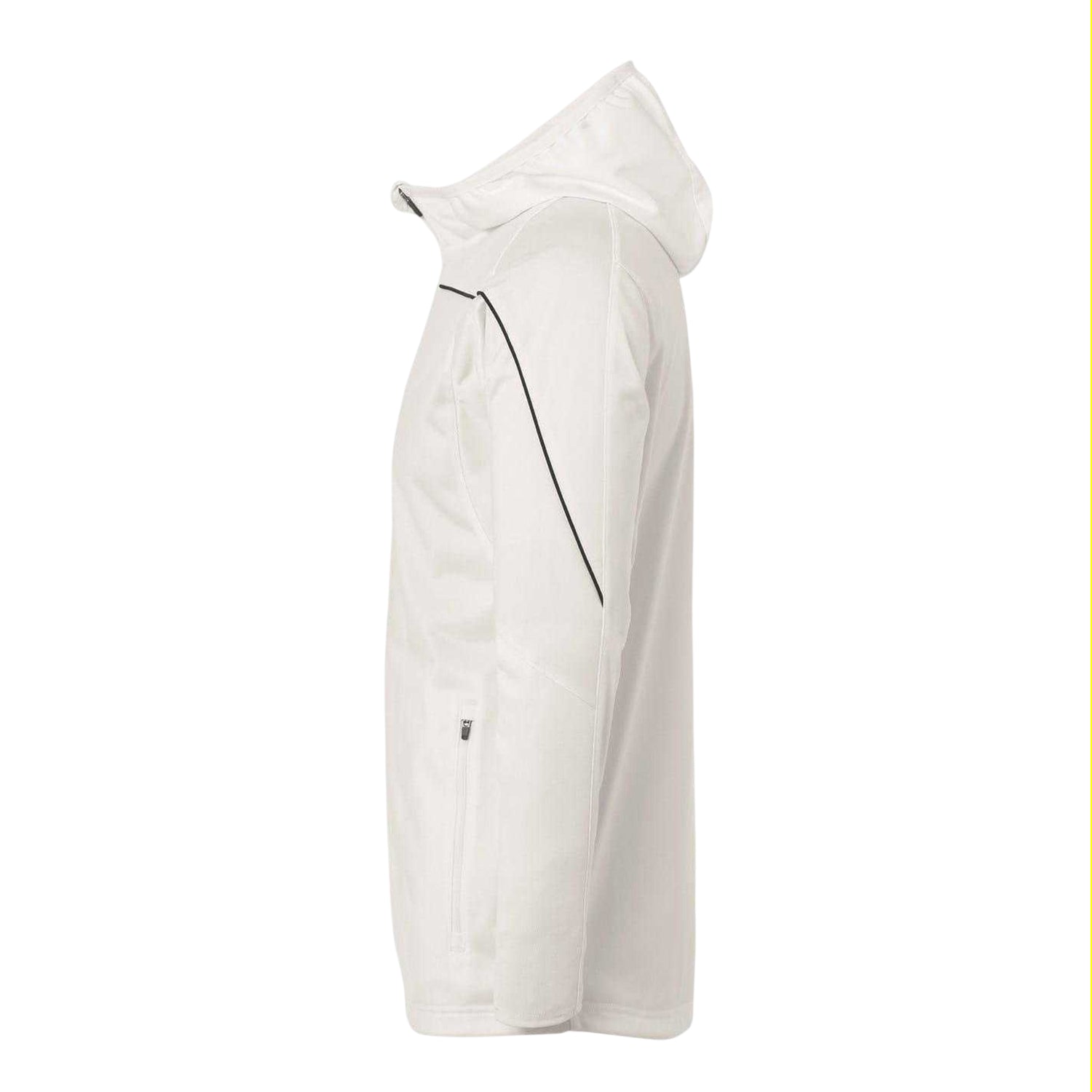 White-Black - Side - UHL Sport Mens Stream 22 Performance Training Jacket