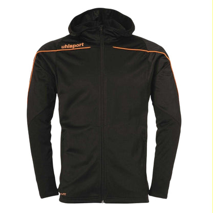 Black-Orange - Front - UHL Sport Mens Stream 22 Performance Training Jacket