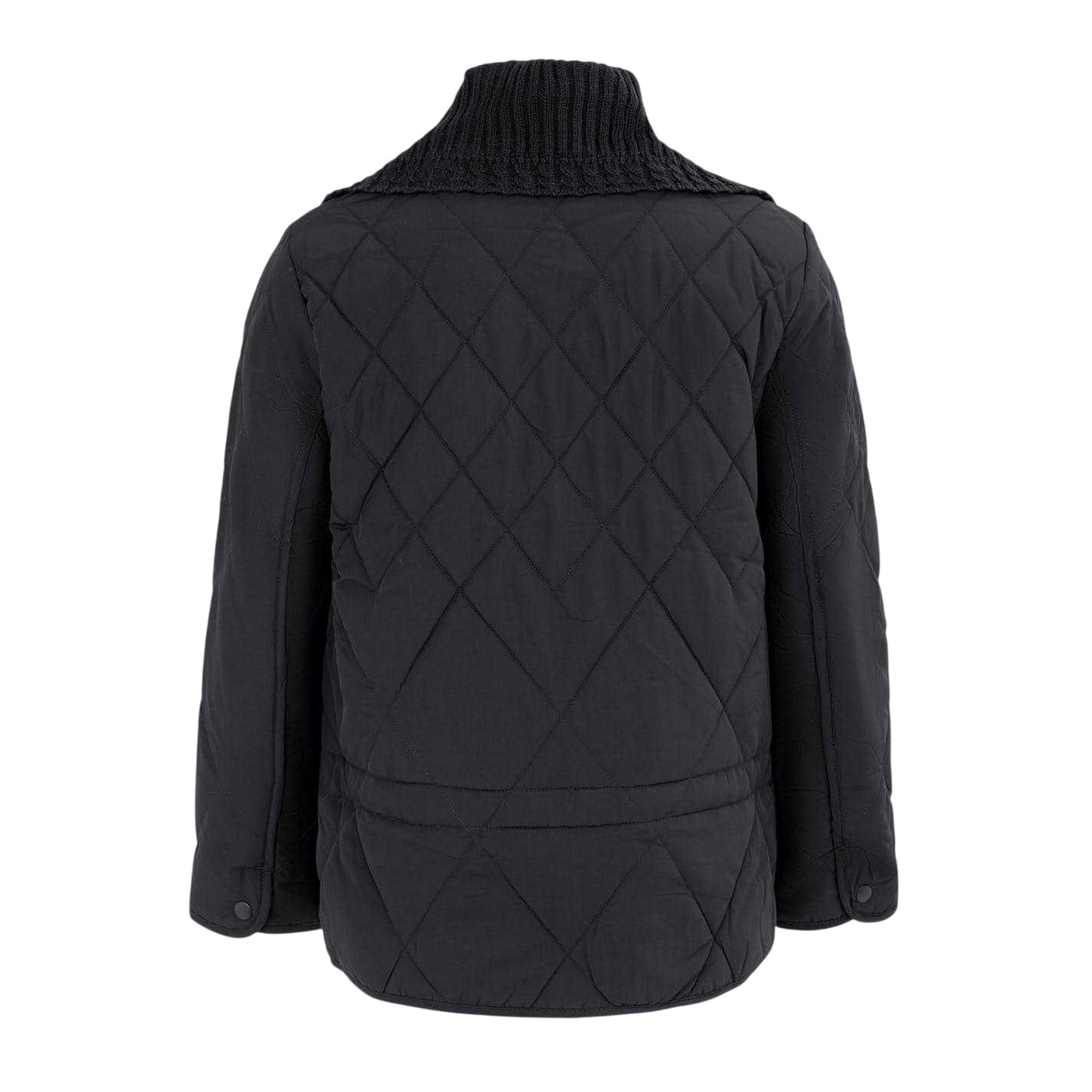Black - Back - Firetrap Womens-Ladies Quilted Relaxed Fit Jacket