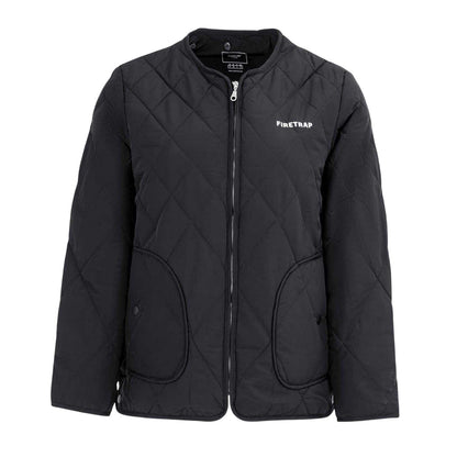 Black - Lifestyle - Firetrap Womens-Ladies Quilted Relaxed Fit Jacket