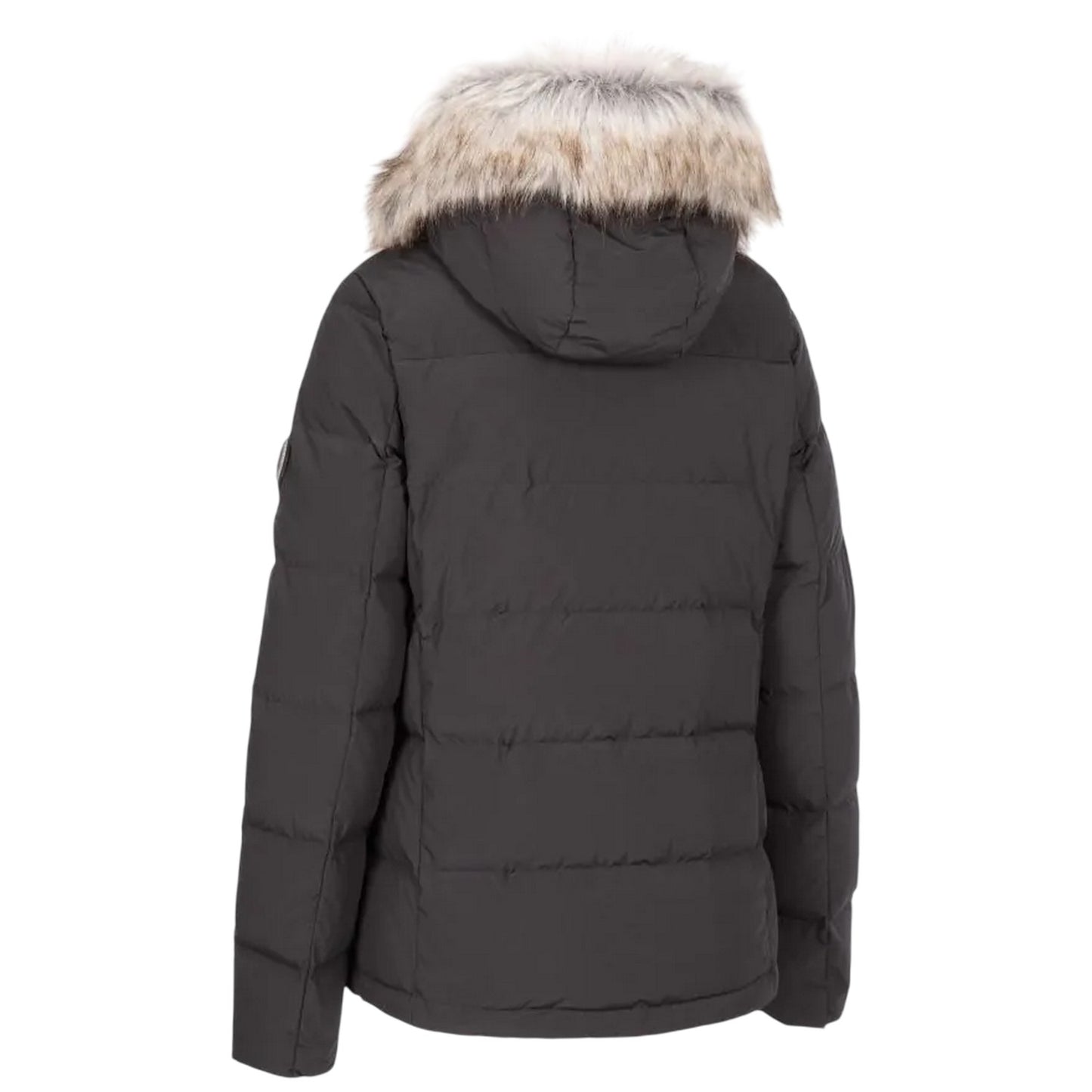 Black - Back - Trespass Womens-Ladies DLX Down Jacket