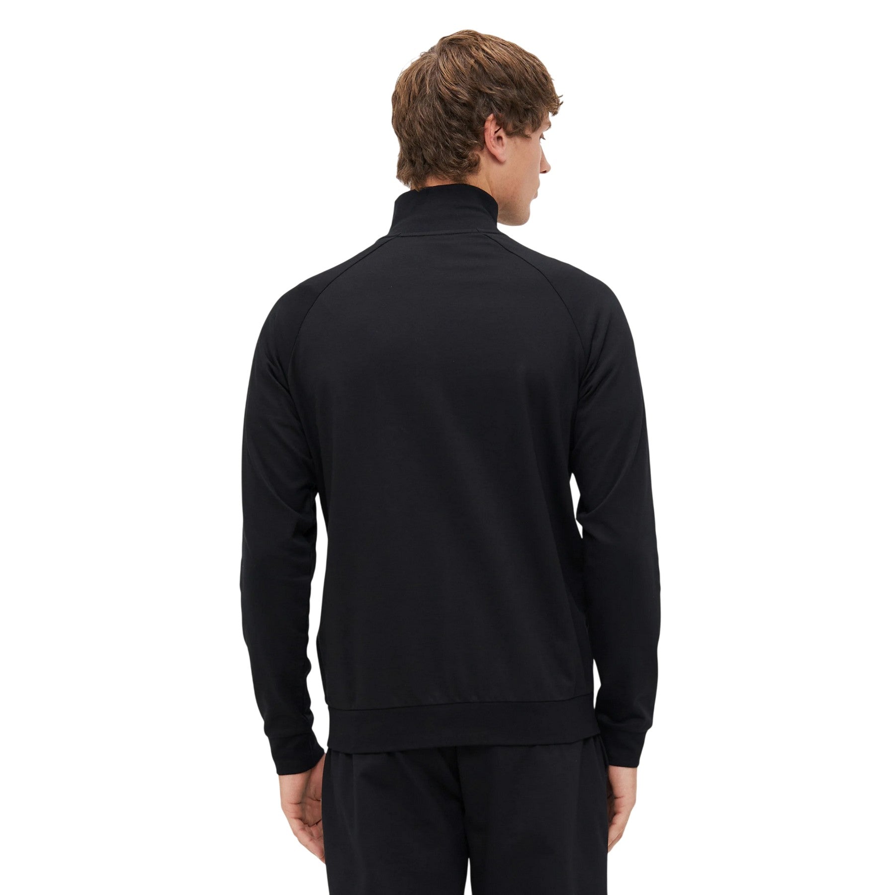 Black - Back - Boss Mens Authentic Track Jacket
