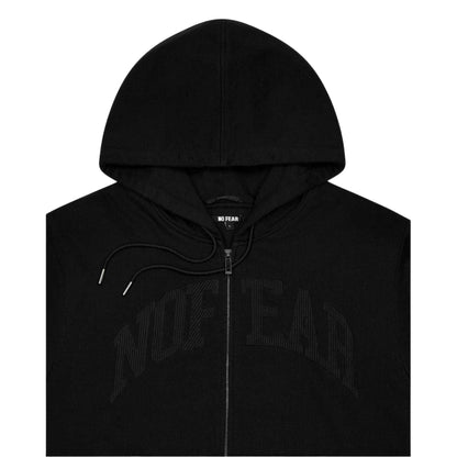 Black - Side - No Fear Mens Hoodie