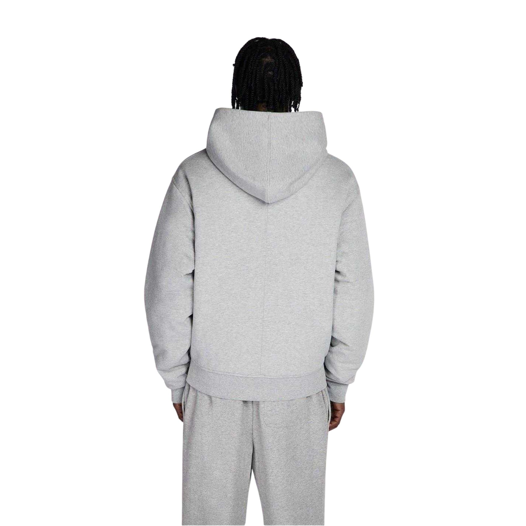 Grey Marl - Back - No Fear Mens Hoodie