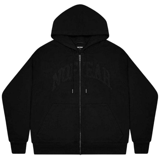Black - Front - No Fear Mens Hoodie