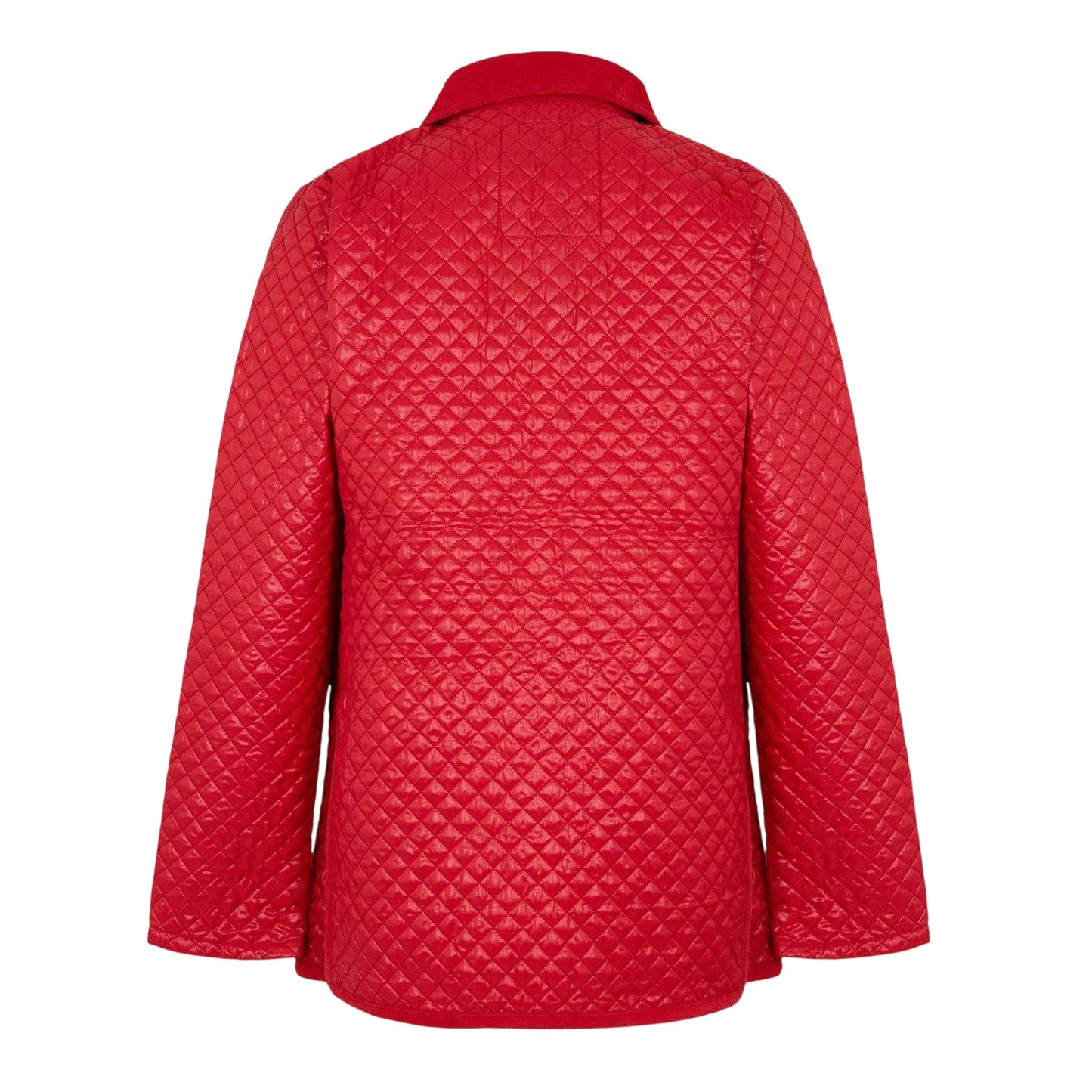Red - Back - Criminal Damage Mens Quilted Quilted Jacket