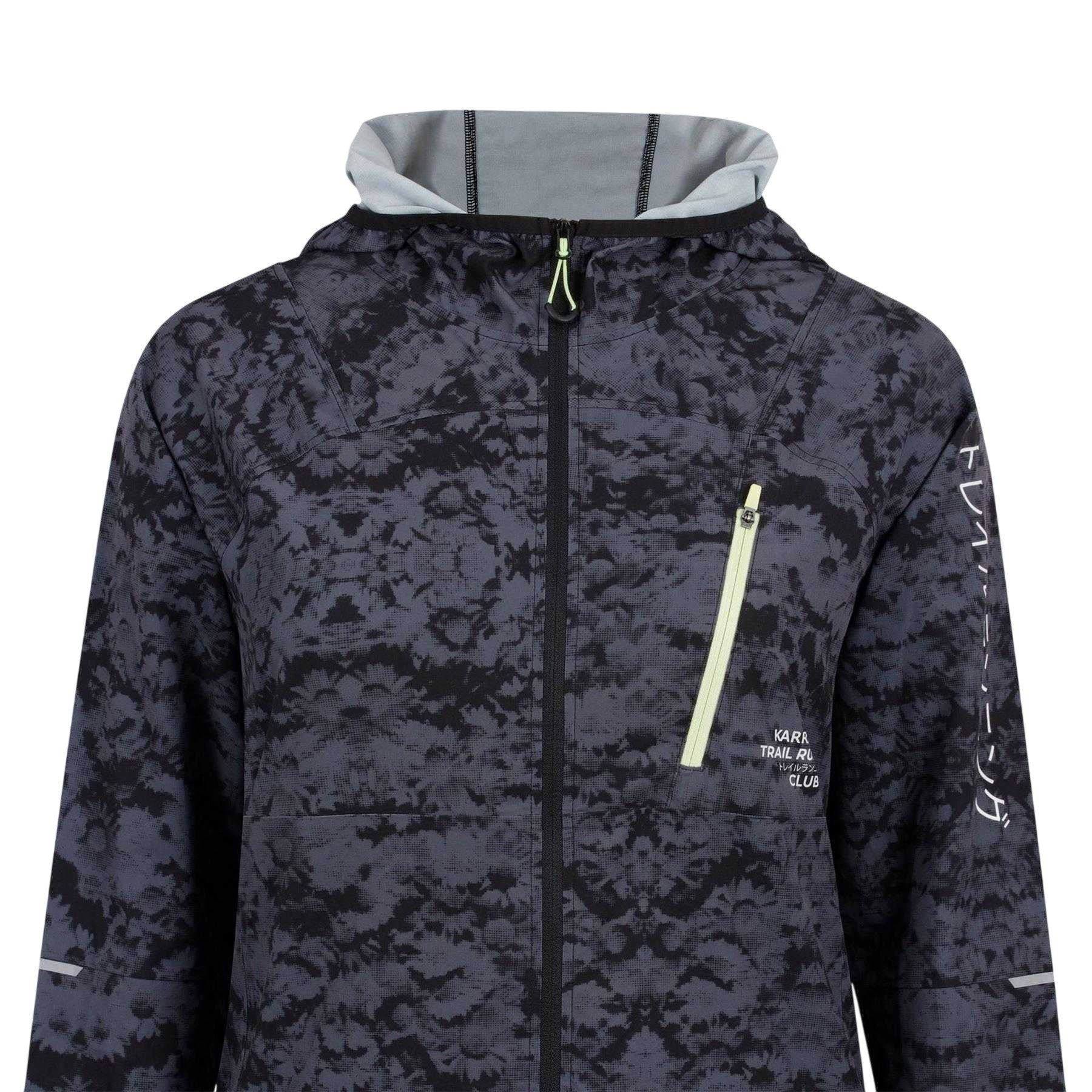 Black - Side - Karrimor Womens-Ladies Patterned Slim Hooded Jacket