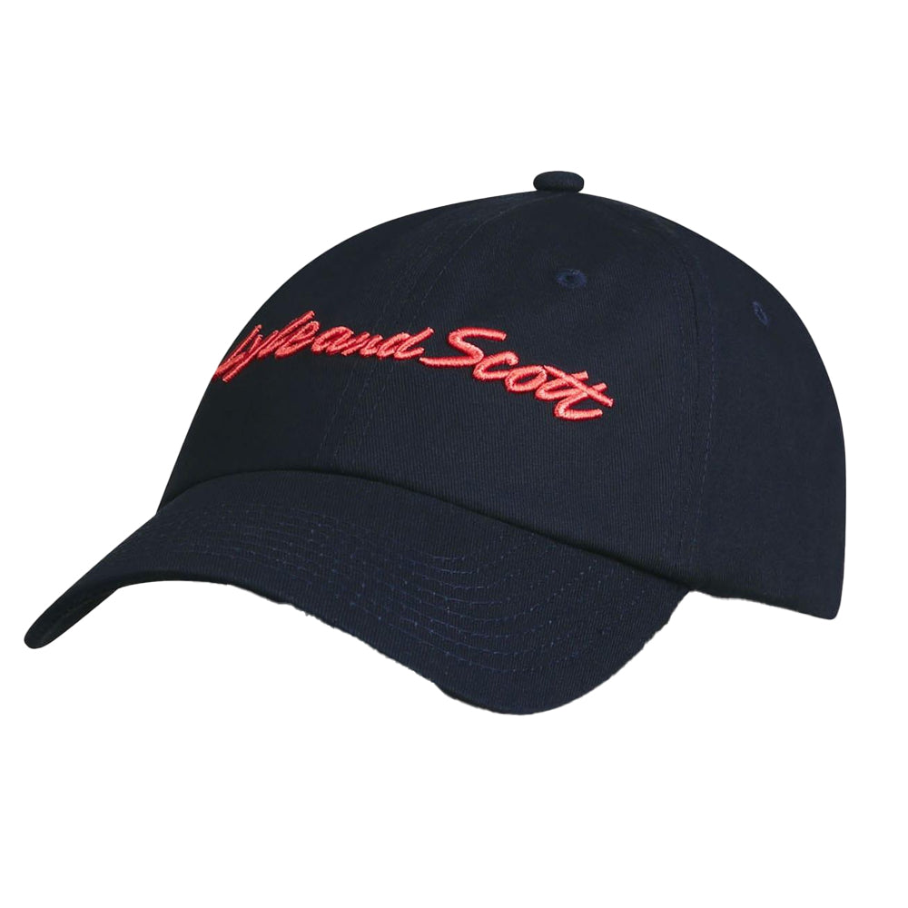Navy - Front - Lyle & Scott Unisex Adult Script Embroidered Baseball Cap