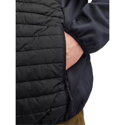 Black - Side - DKNY Mens Puffer Jacket