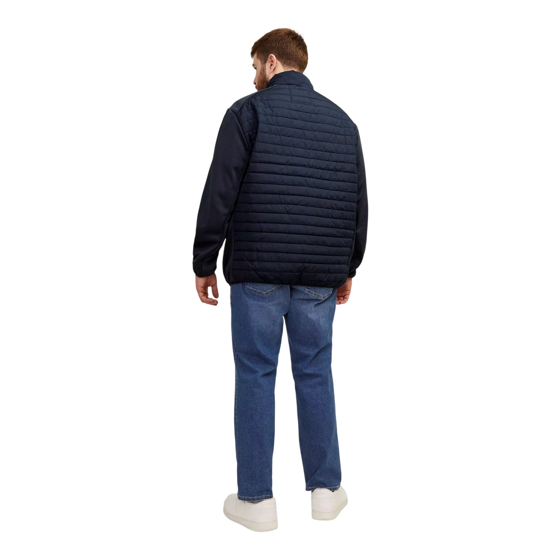 Navy Blazer - Back - DKNY Mens Puffer Jacket
