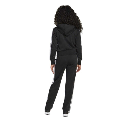 Black - Back - Adidas Childrens-Kids Essentials 3 Stripes Tracksuit