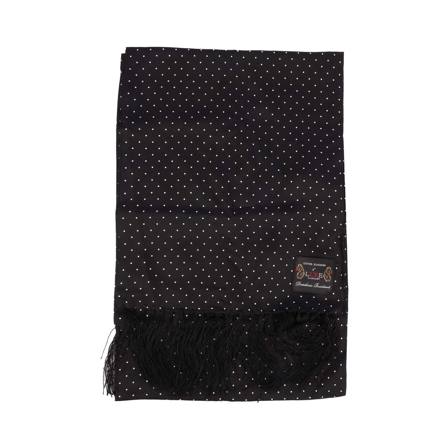 Black - Back - Luke 1977 Polka Dot Scarf