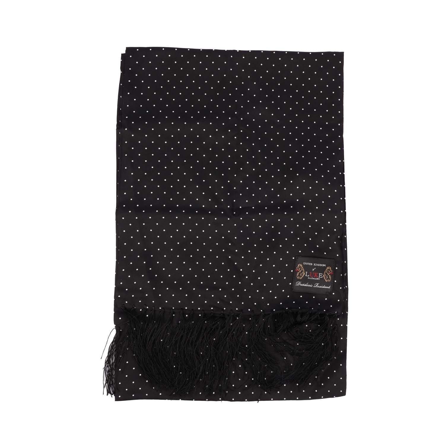 Black - Back - Luke 1977 Polka Dot Scarf
