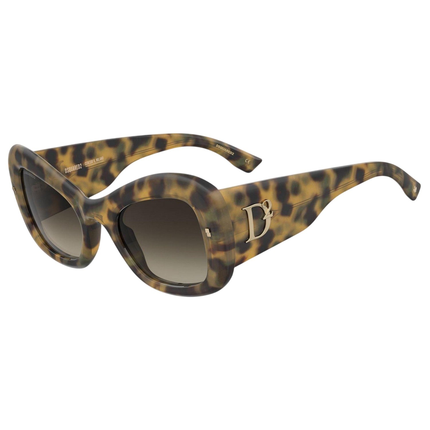Honey - Back - DSquared2 Womens-Ladies Butterfly Sunglasses