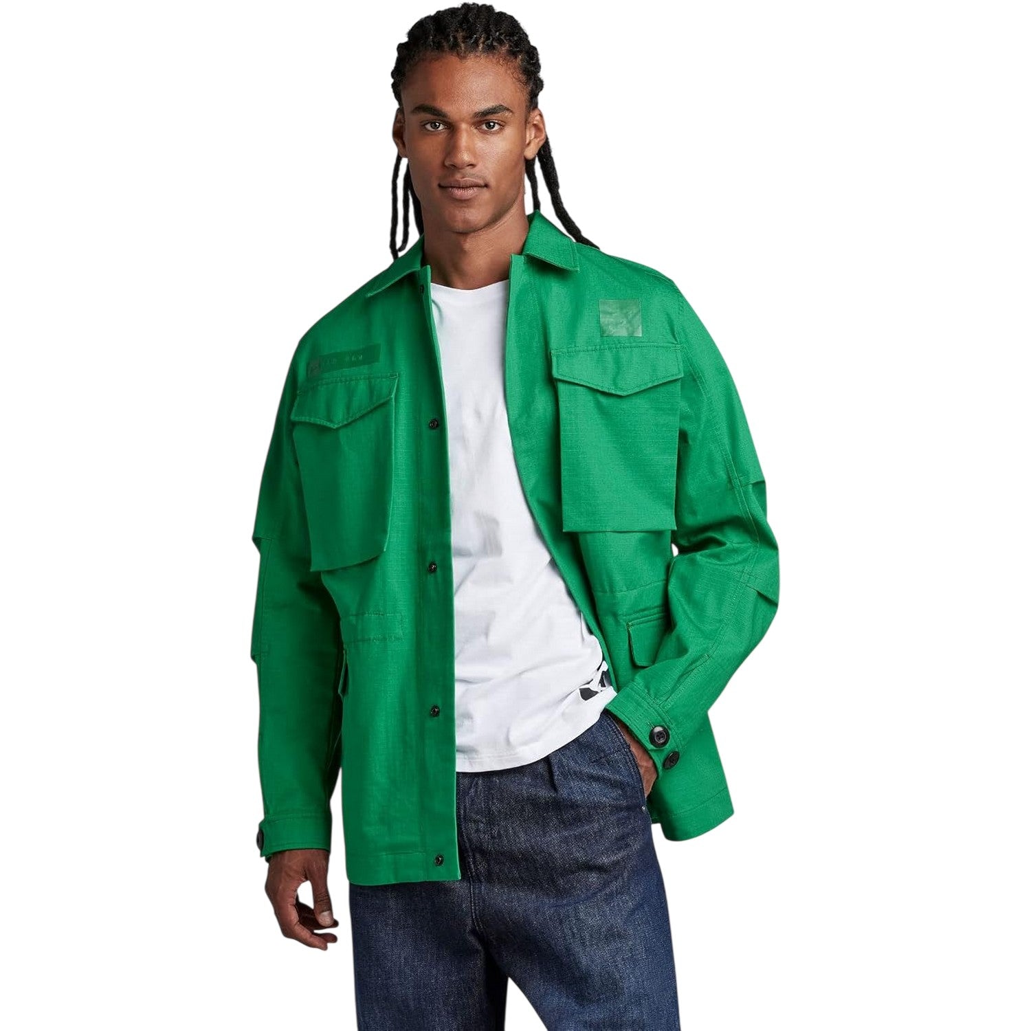 Jolly Green - Side - G-Star Mens Core Field Jacket