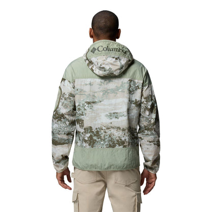 Safari - Back - Columbia Mens Challenger Camouflage Windbreaker