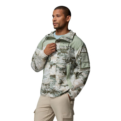 Safari - Side - Columbia Mens Challenger Camouflage Windbreaker