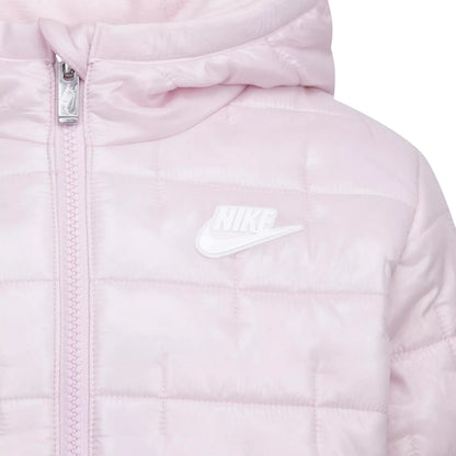 Pink Foam - Side - Nike Childrens-Kids Positive Quilted Puffer Jacket
