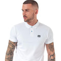 White - Back - Weekend Offender Mens Barnum Polo Shirt