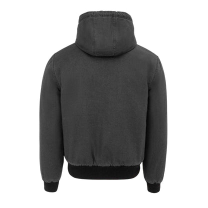 Charcoal - Back - SoulCal Mens Canvas Jacket