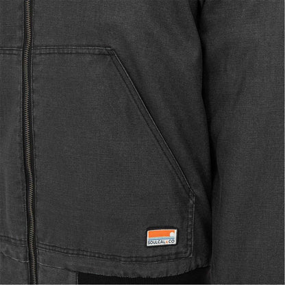 Charcoal - Lifestyle - SoulCal Mens Canvas Jacket