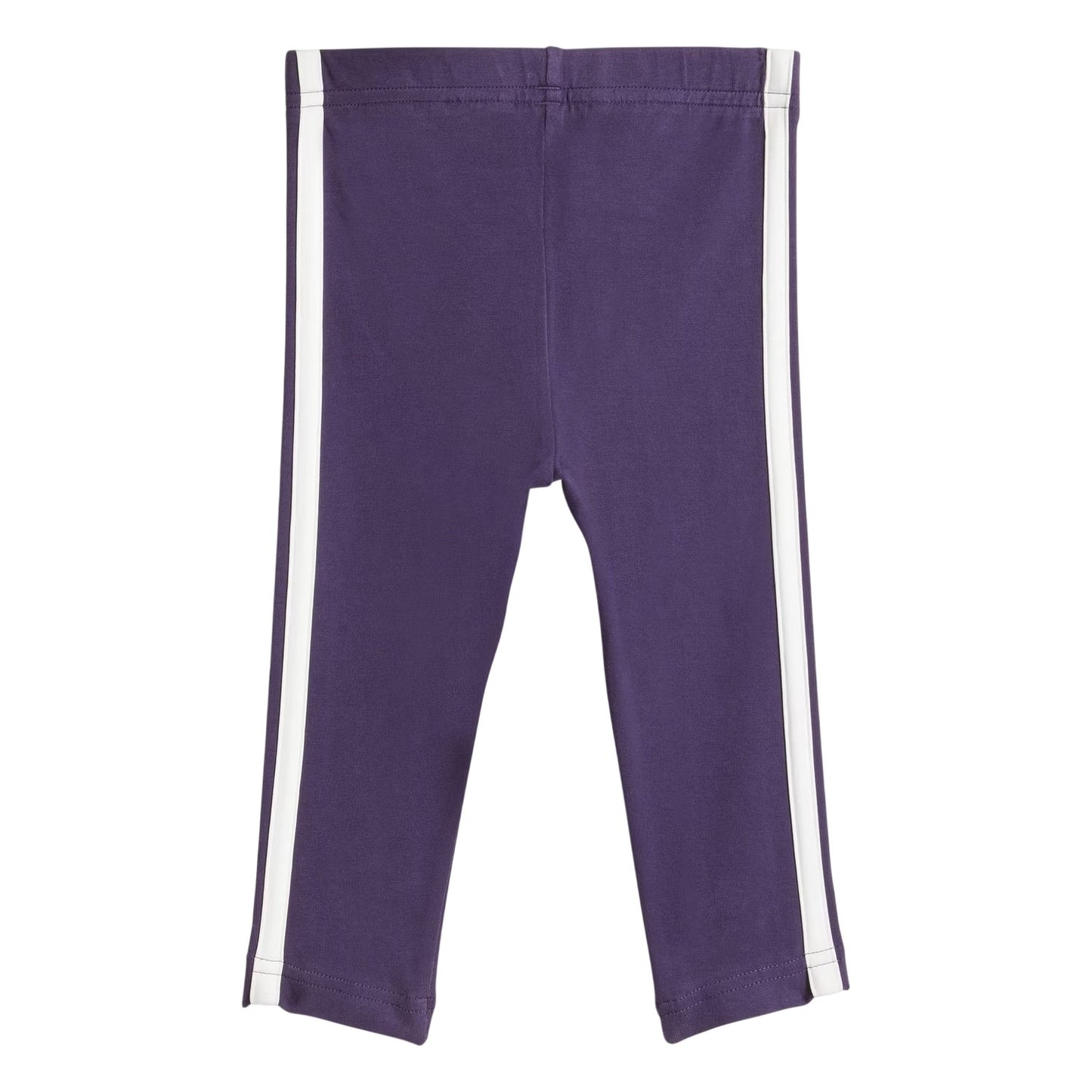 Plum-Black - Side - Adidas Toddler 3 Stripes Hoodie And Leggings Set