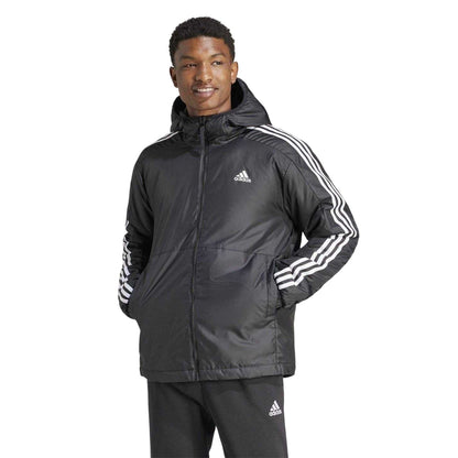 Black - Lifestyle - Adidas Mens Essential 3 Stripes Jacket