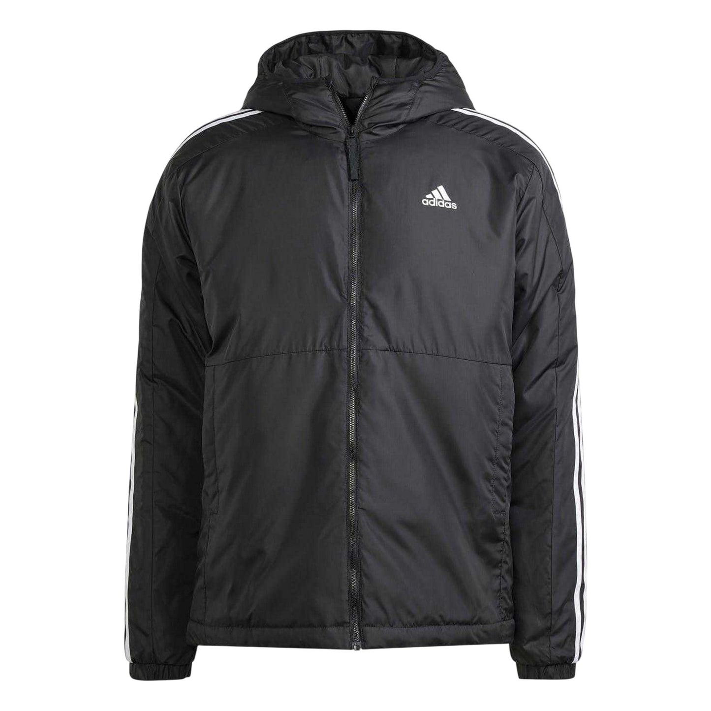 Black - Front - Adidas Mens Essential 3 Stripes Jacket