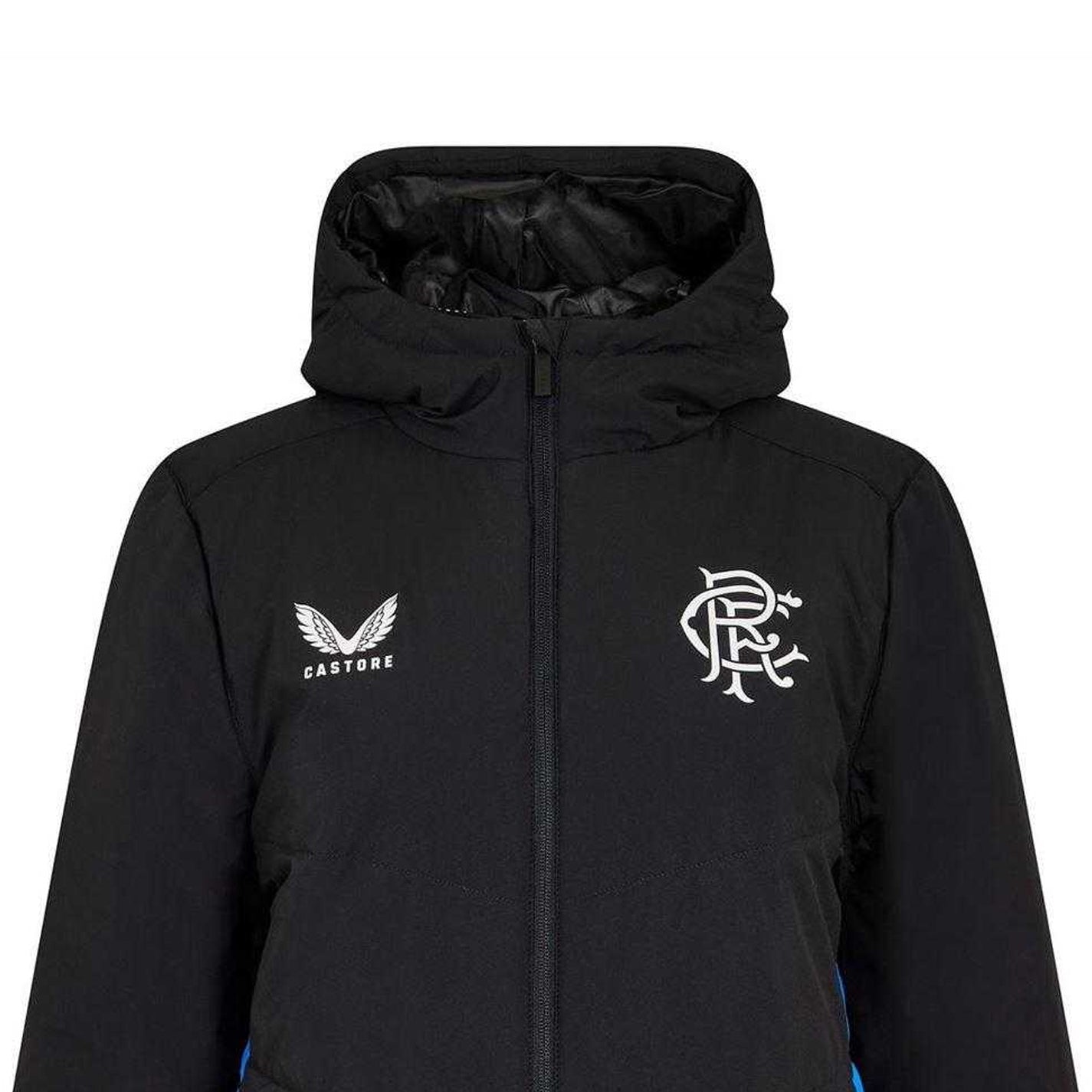Peacoat Navy - Side - Castore Womens-Ladies Rangers FC Anorak